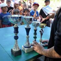 trophées du concours de pêche enfants