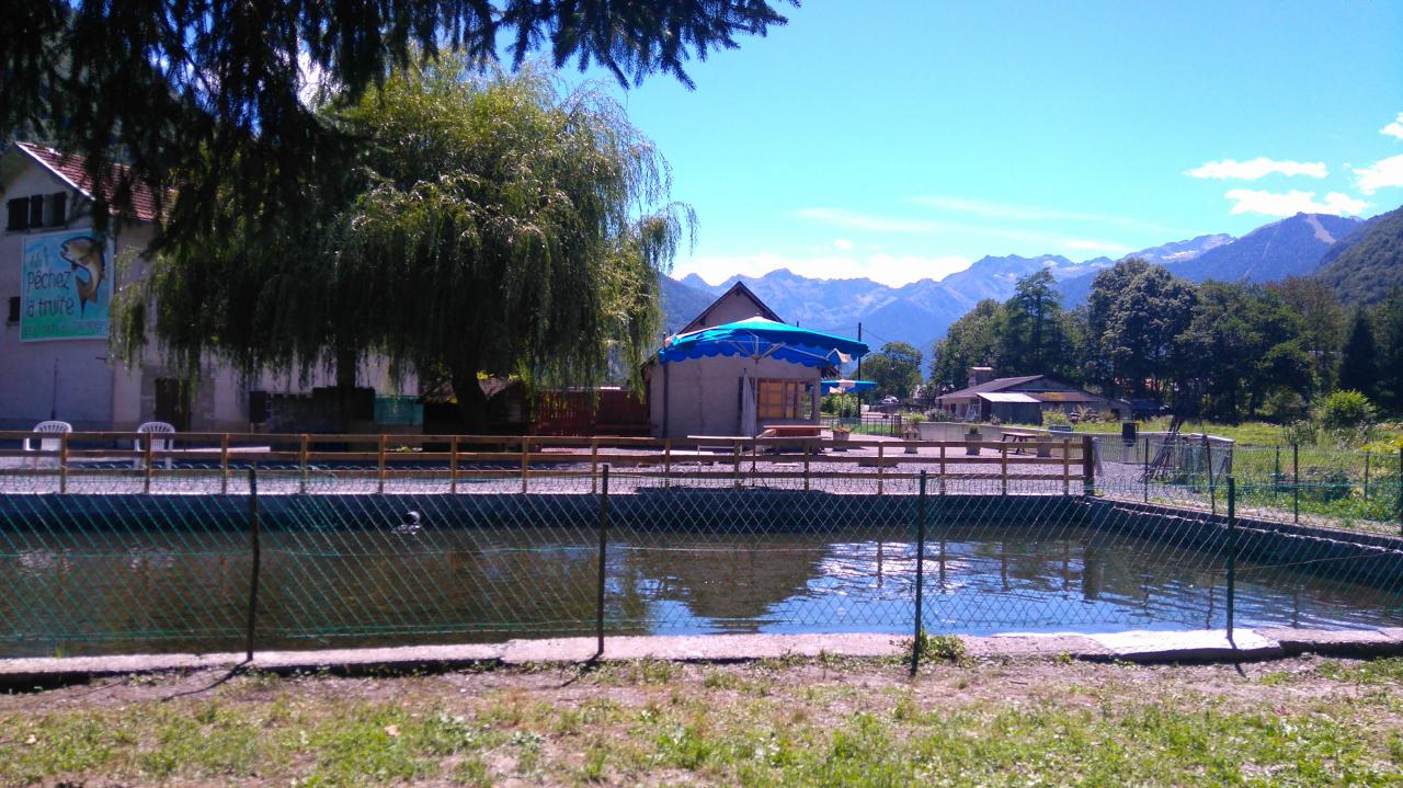 vue du bassin de pêche