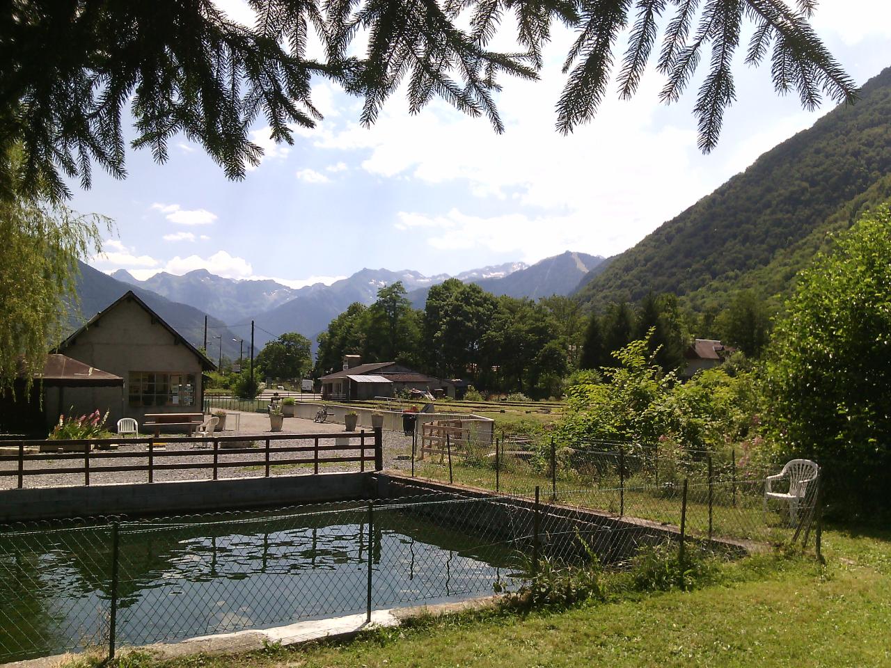 vue du bassin de pêche